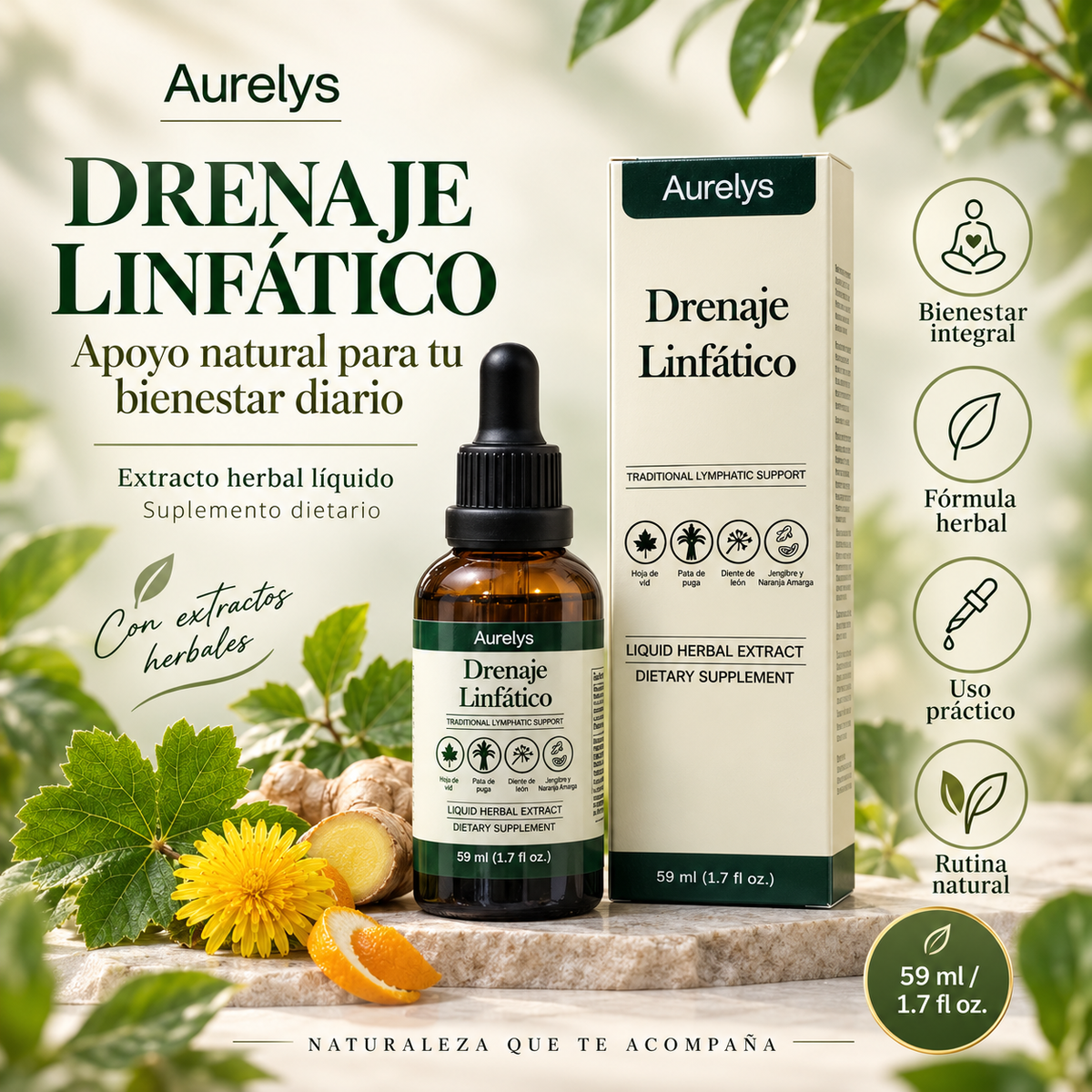 DRENAJE LINFATICVO AURELYS + MASCARILLA