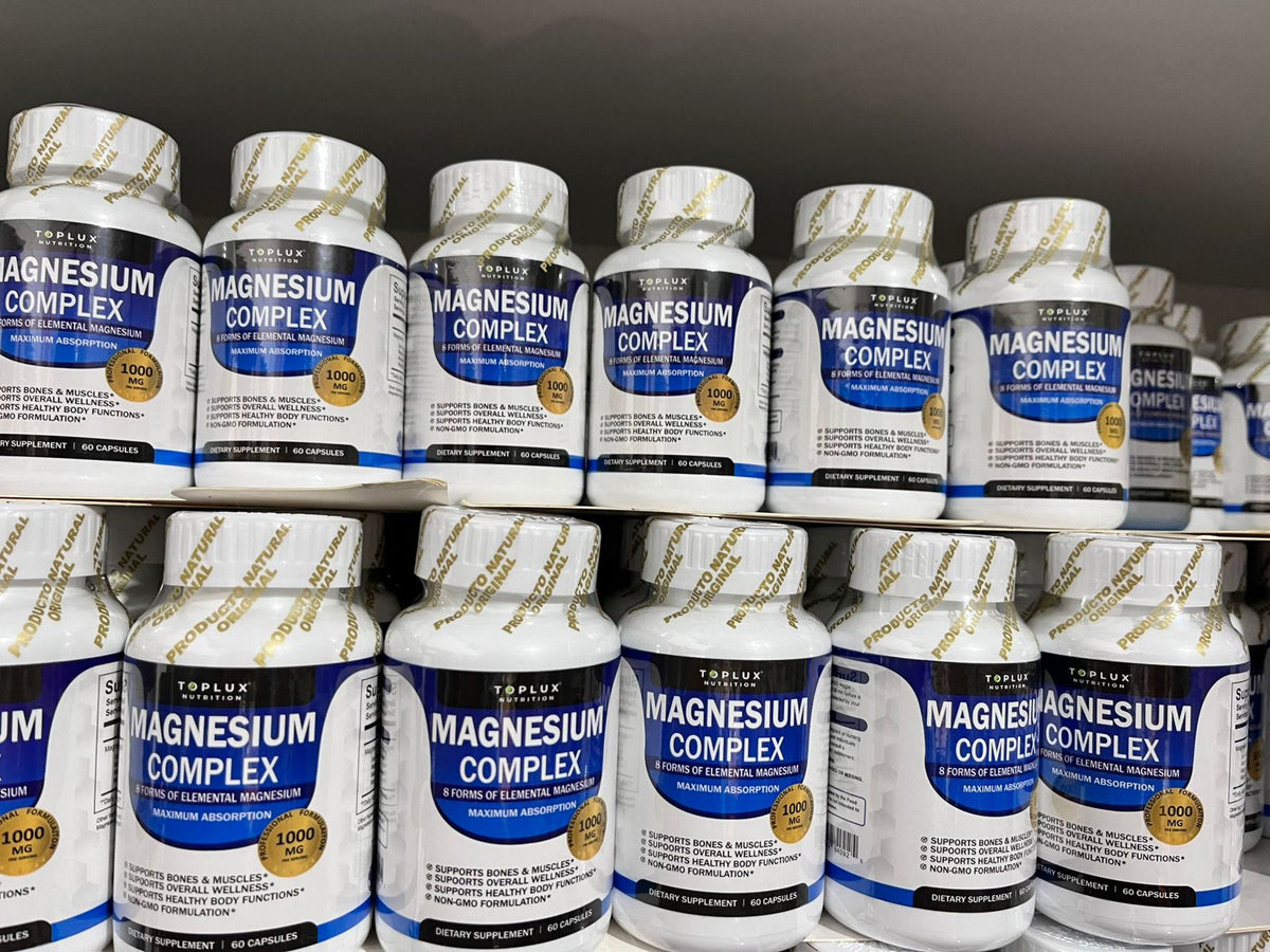 SUPLEMENTO COMPLEJO DE MAGNESIO 90 CAPSULAS TOPLUX